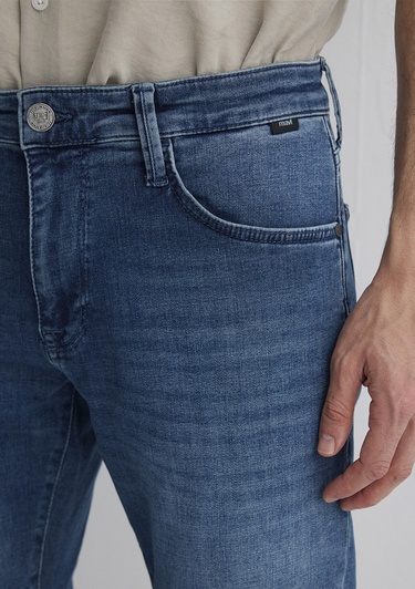  Mavi Jake Lux Black Gölgeli İndigo Mavisi Jean Pantolon 0042289559