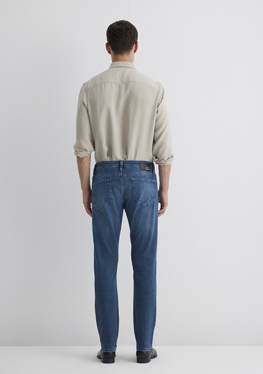  Mavi Jake Lux Black Gölgeli İndigo Mavisi Jean Pantolon 0042289559