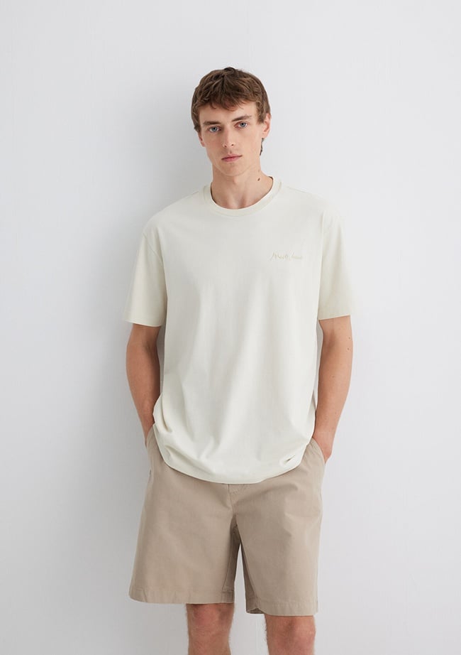  Mavi Mavi Jeans Nakışlı Gri Tişört Loose Fit / Bol Rahat Kesim 0612733-70134