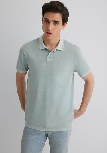  Mavi Yeşil Polo Tişört Regular Fit / Normal Kesim 0612621-70148