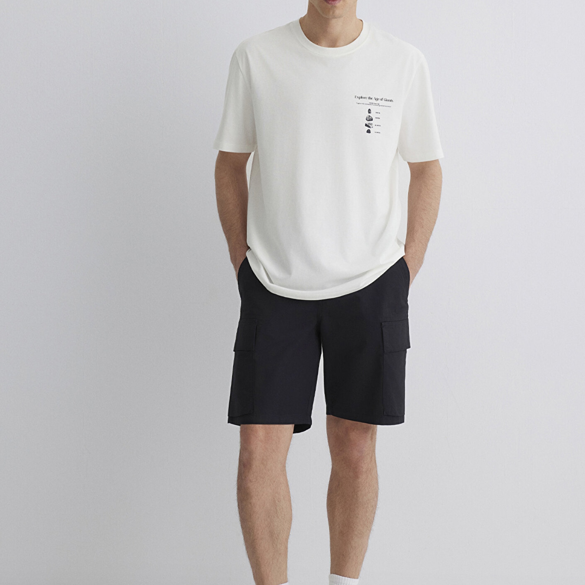 Mavi Siyah Kargo Şort 0410262-900