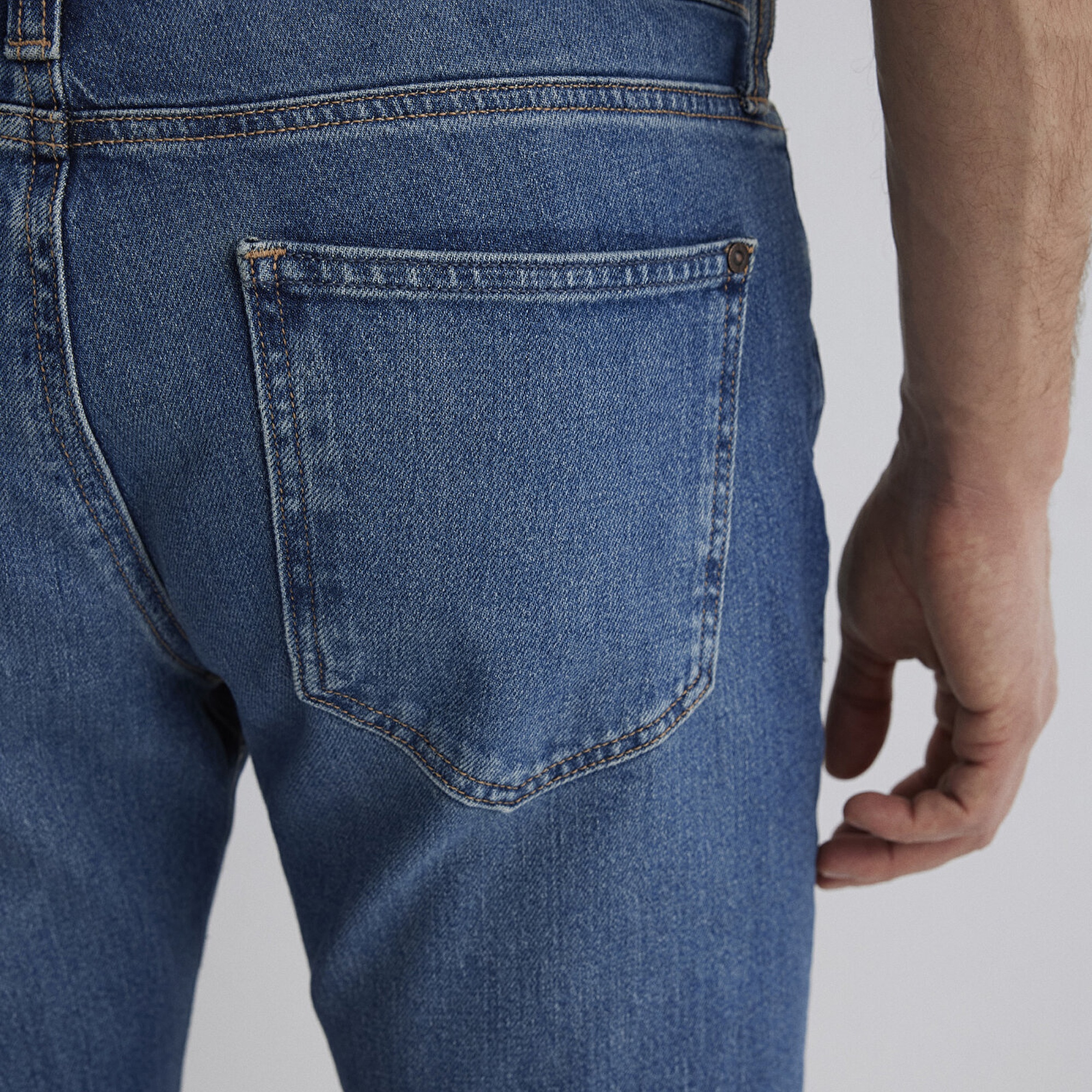 Mavi Tim Street Gölgeli Indigo Mavisi Jean Şort 0428487143