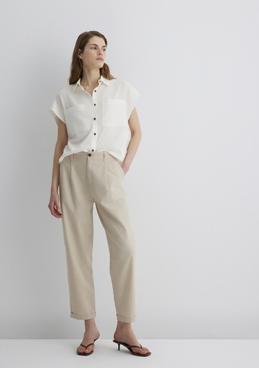  Mavi Bej Pantolon 1011000-70331