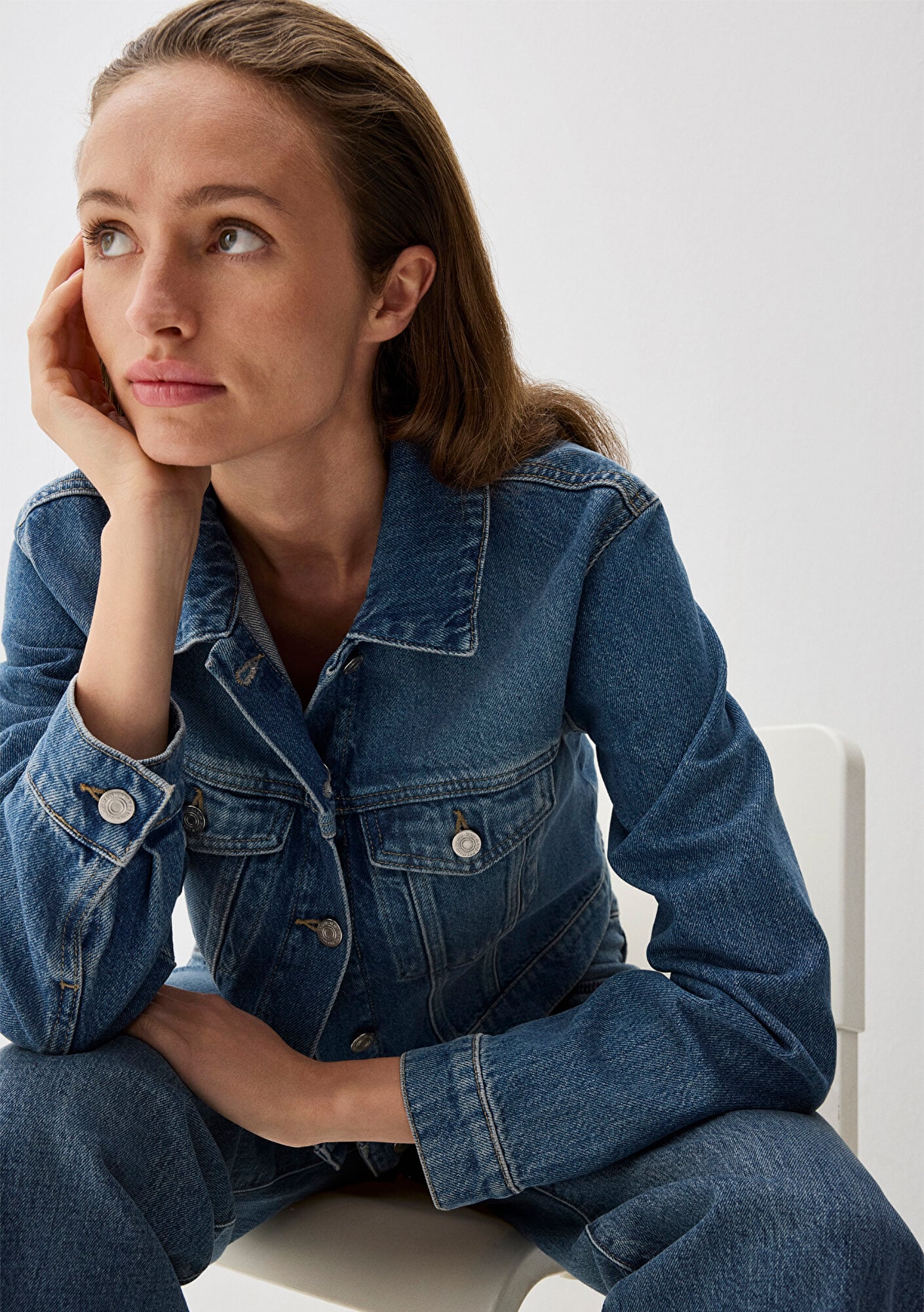 Mavi Harmony Mid Vintage Classic Denim  Jean Ceket 1110639-89575