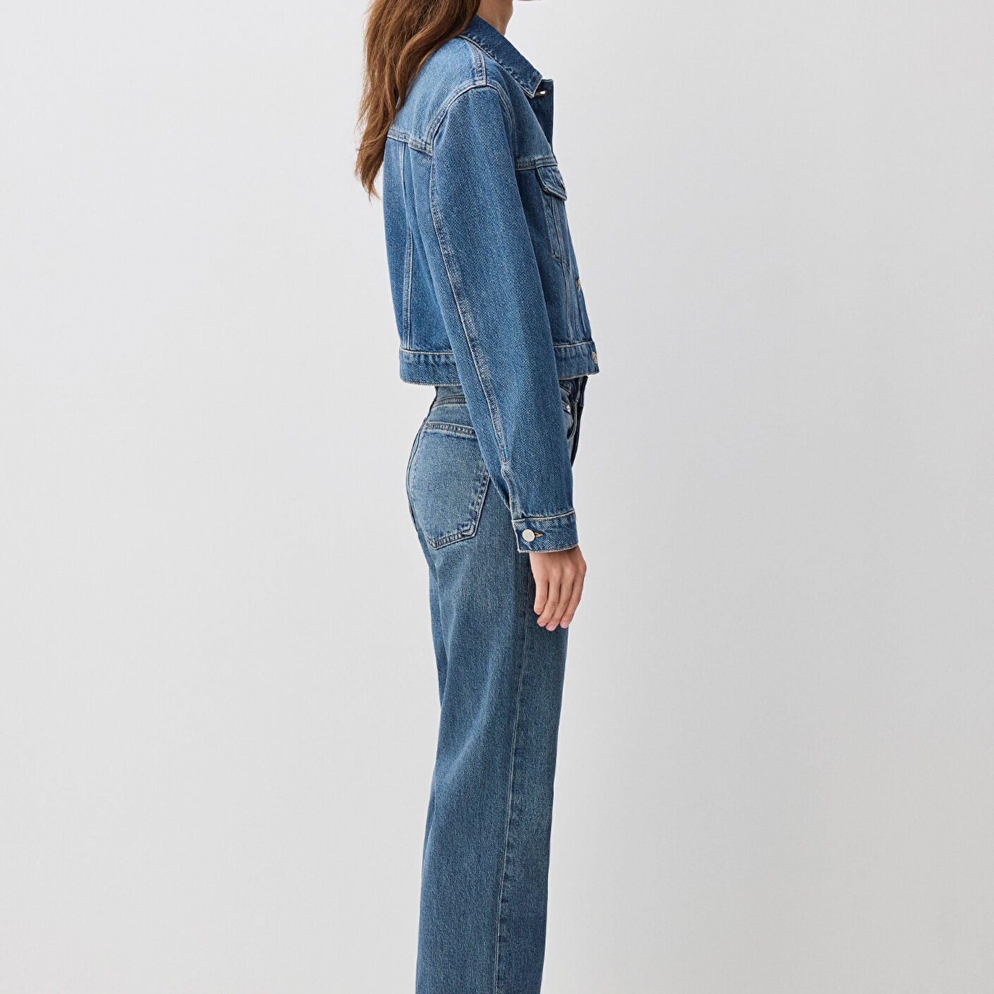 Mavi Harmony Mid Vintage Classic Denim  Jean Ceket 1110639-89575