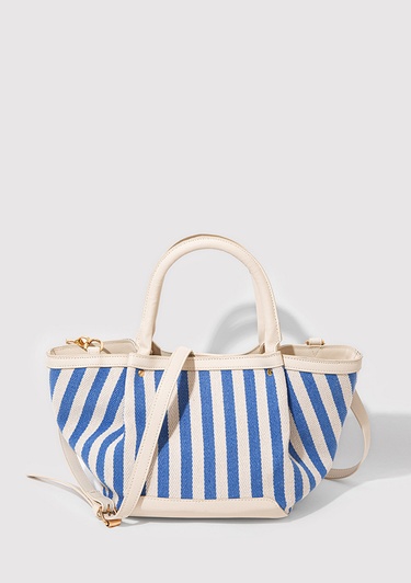  Mavi Mavi Çizgili Omuz Çantası 1913094-22189