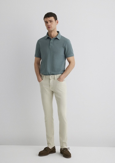  Mavi James Ekru Comfort Gabardin Pantolon 0042431024