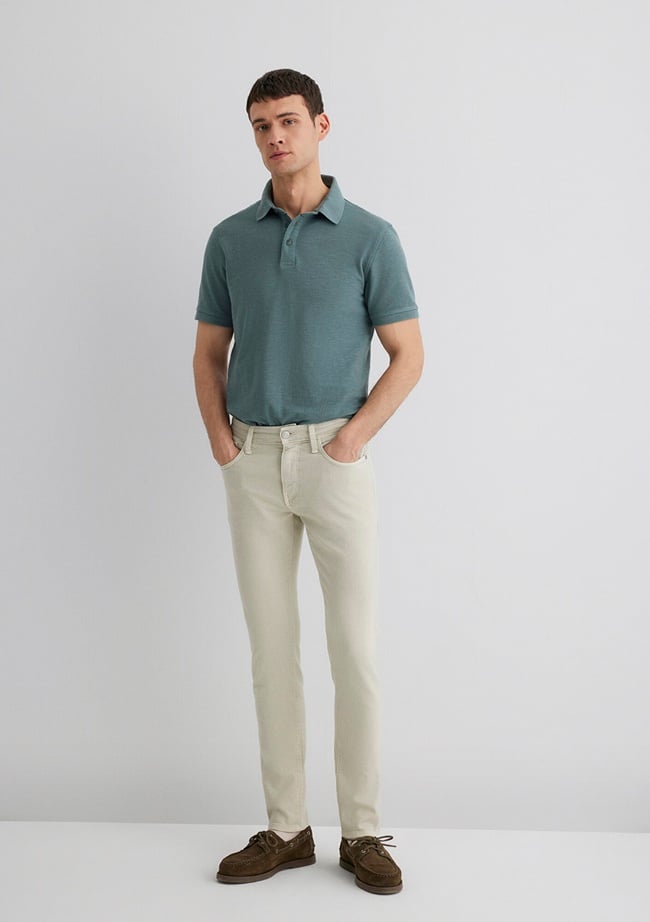  Mavi James Ekru Comfort Gabardin Pantolon 0042431024