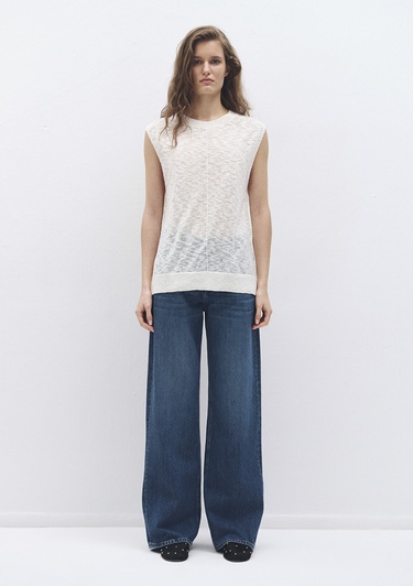 Mavi Ekru Triko Top 1710671-70057