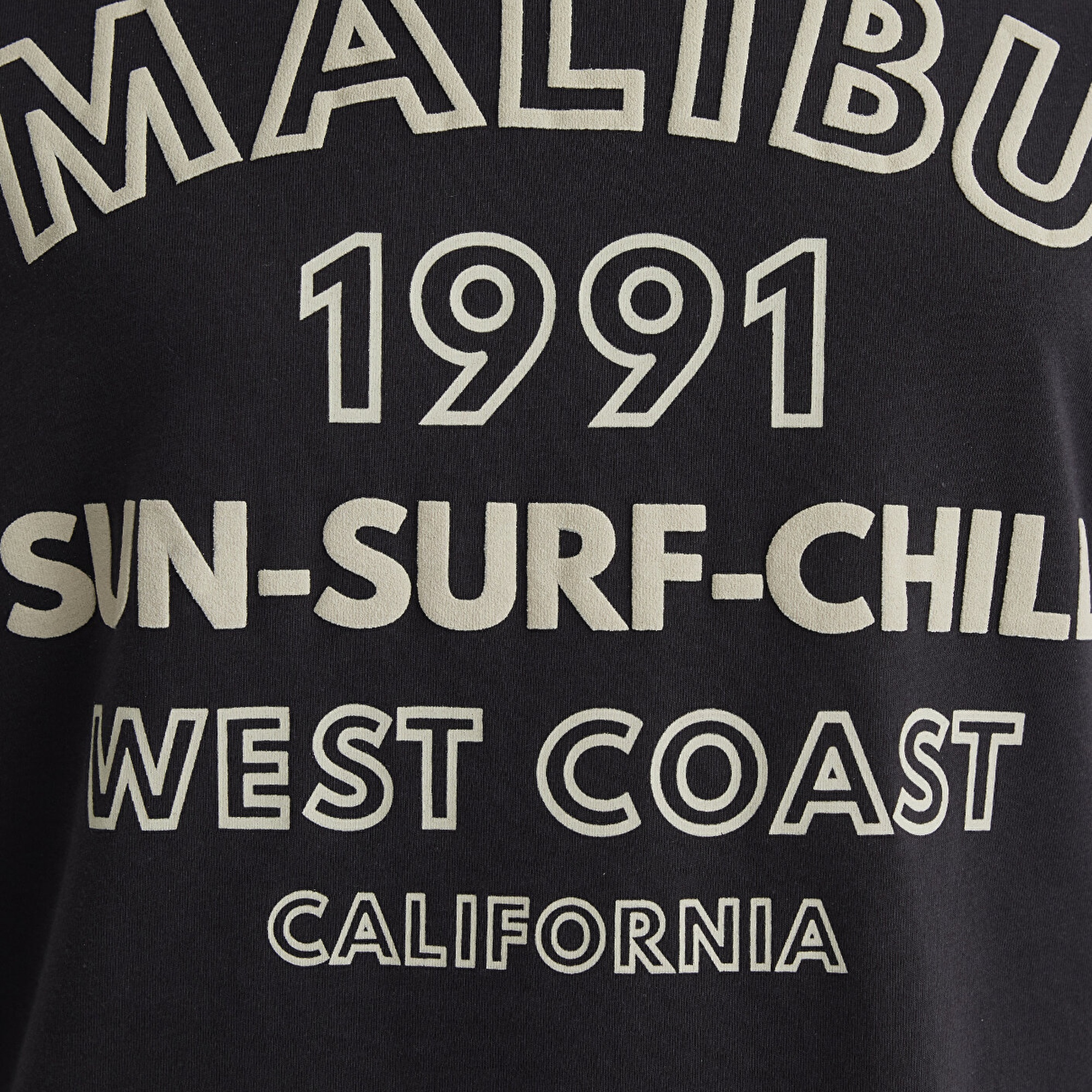 Mavi Malibu Baskılı Antrasit Tişört Regular Fit / Normal Kesim 1613184-70087