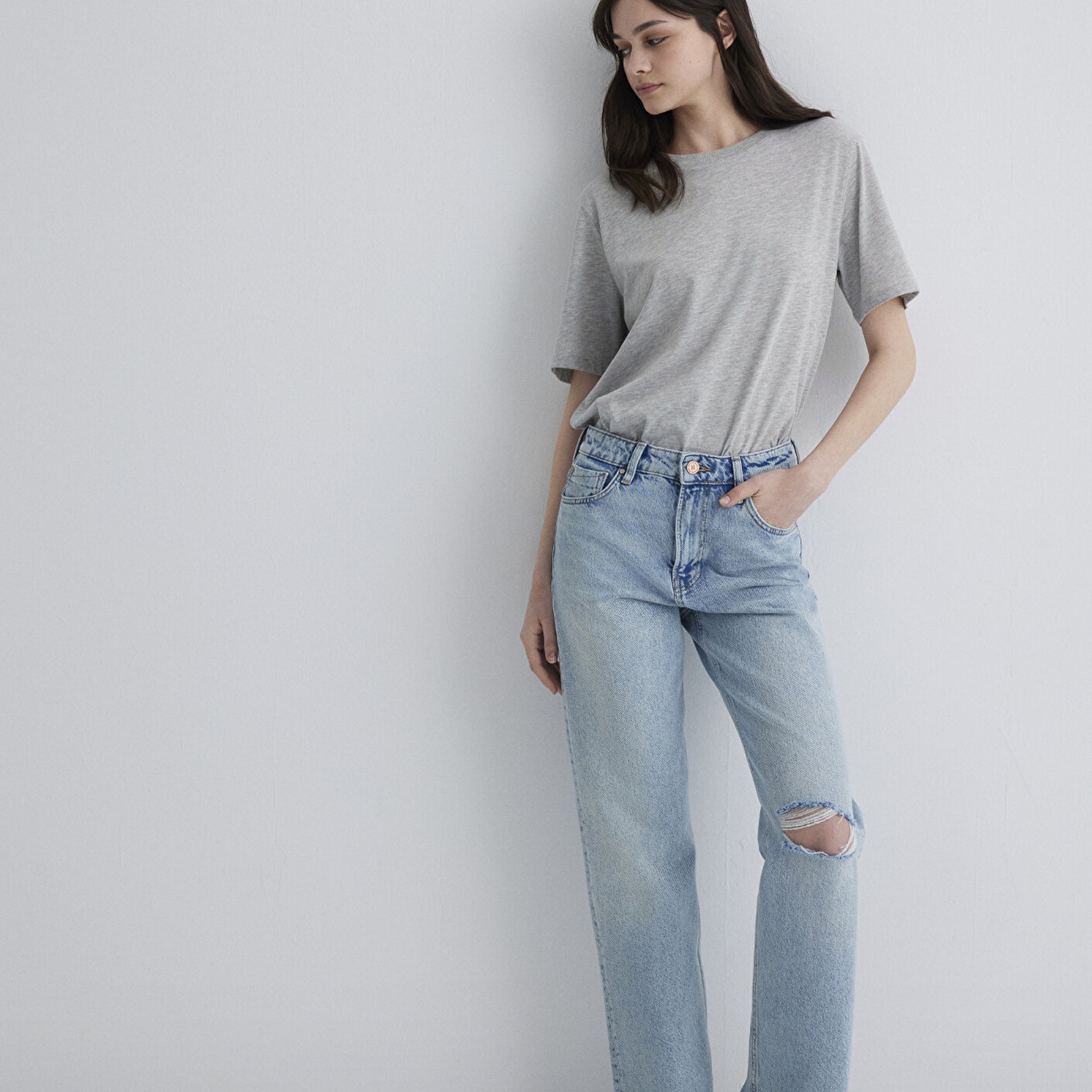 Mavi Barcelona Kolej Vintage Açık Mavi Jean Pantolon 101047-89198