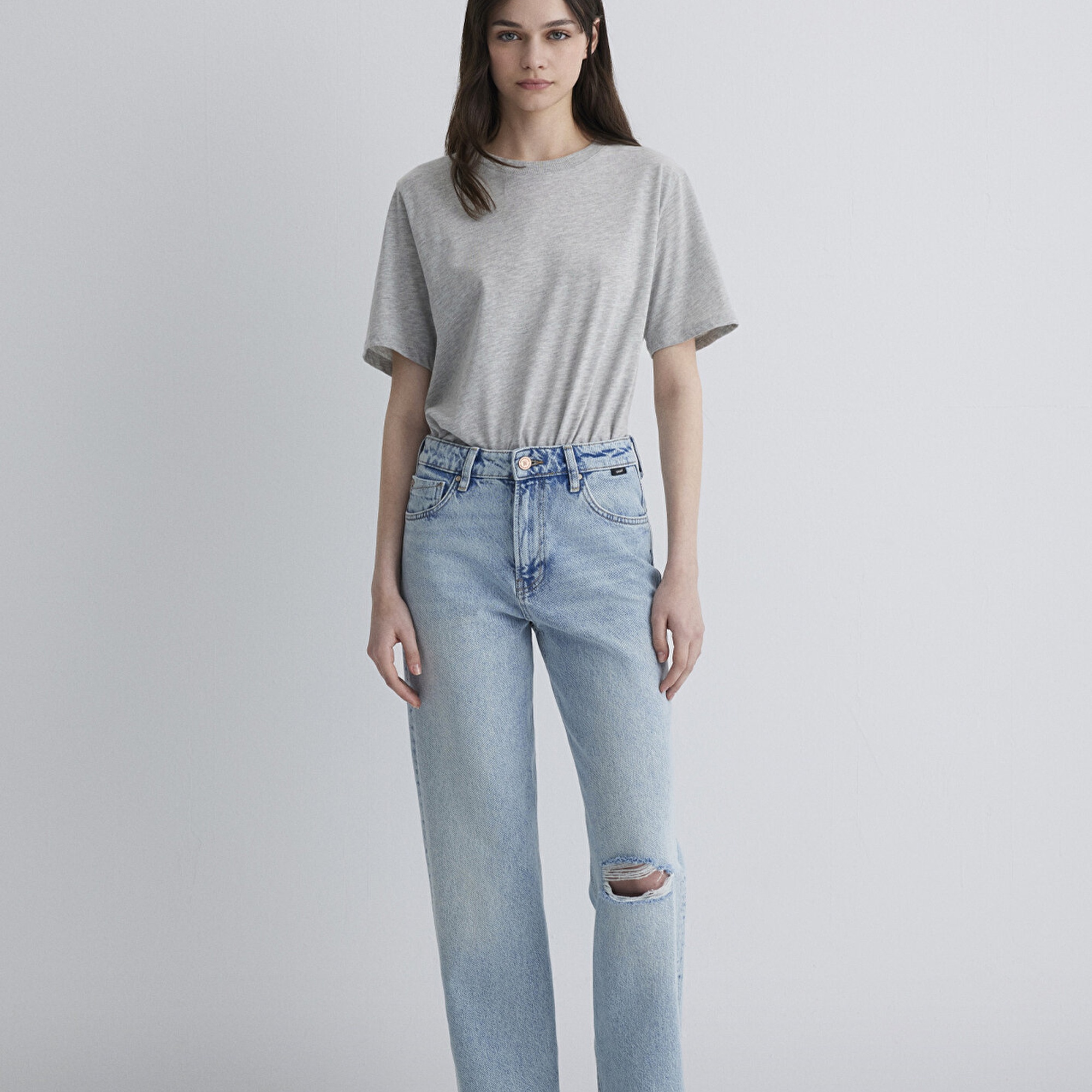 Mavi Barcelona Kolej Vintage Açık Mavi Jean Pantolon 101047-89198