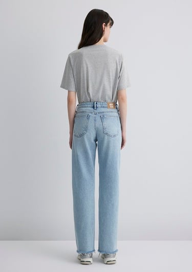  Mavi Barcelona Kolej Vintage Açık Mavi Jean Pantolon 101047-89198