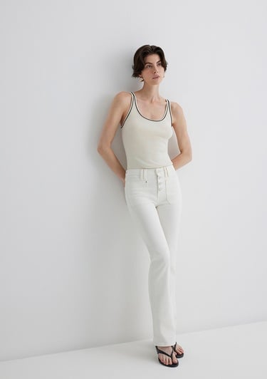  Mavi Sierra Gold Premium Kırık Beyaz Jean Pantolon 1010578-89774