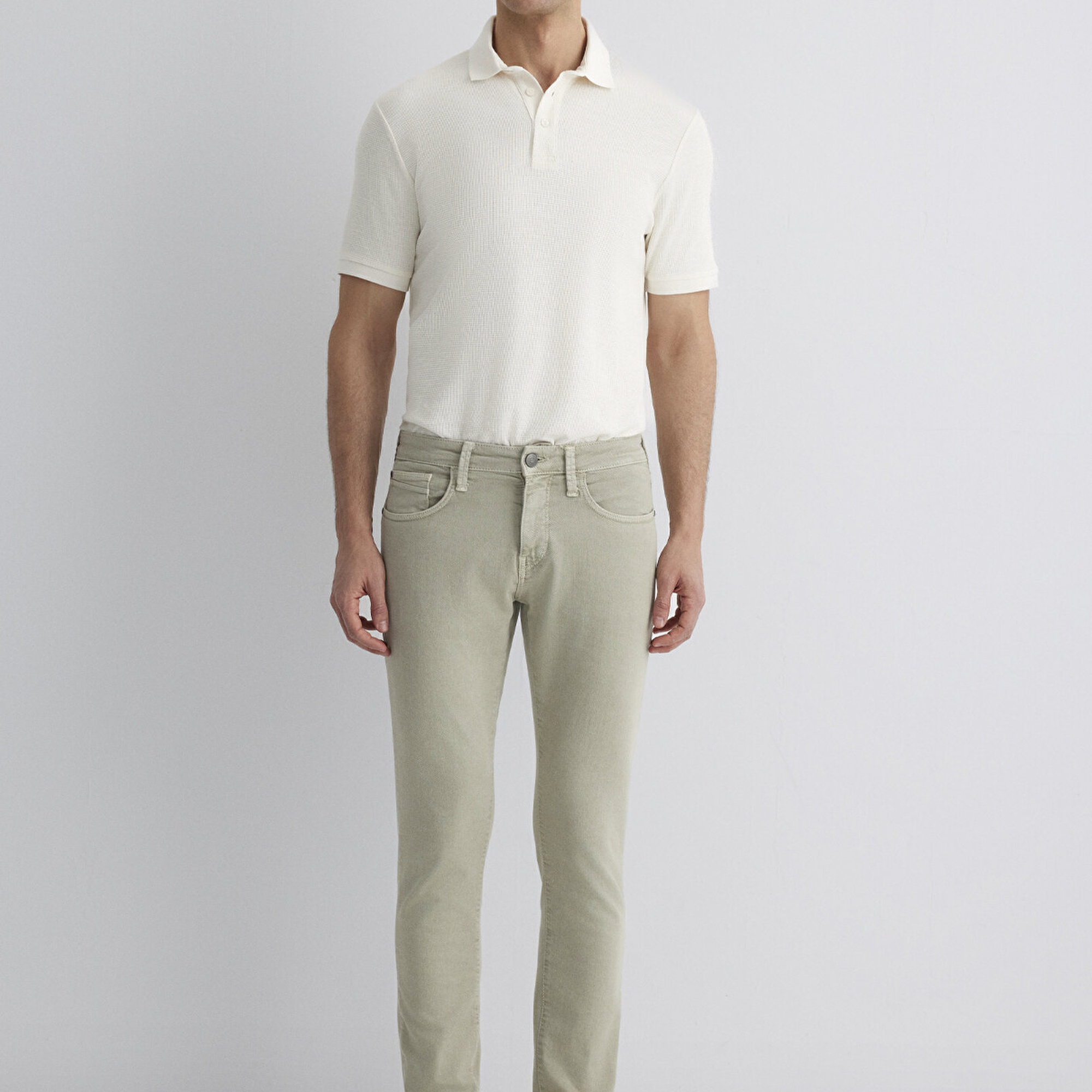 Mavi James Soluk Yeşil Comfort Gabardin Pantolon 0042489454