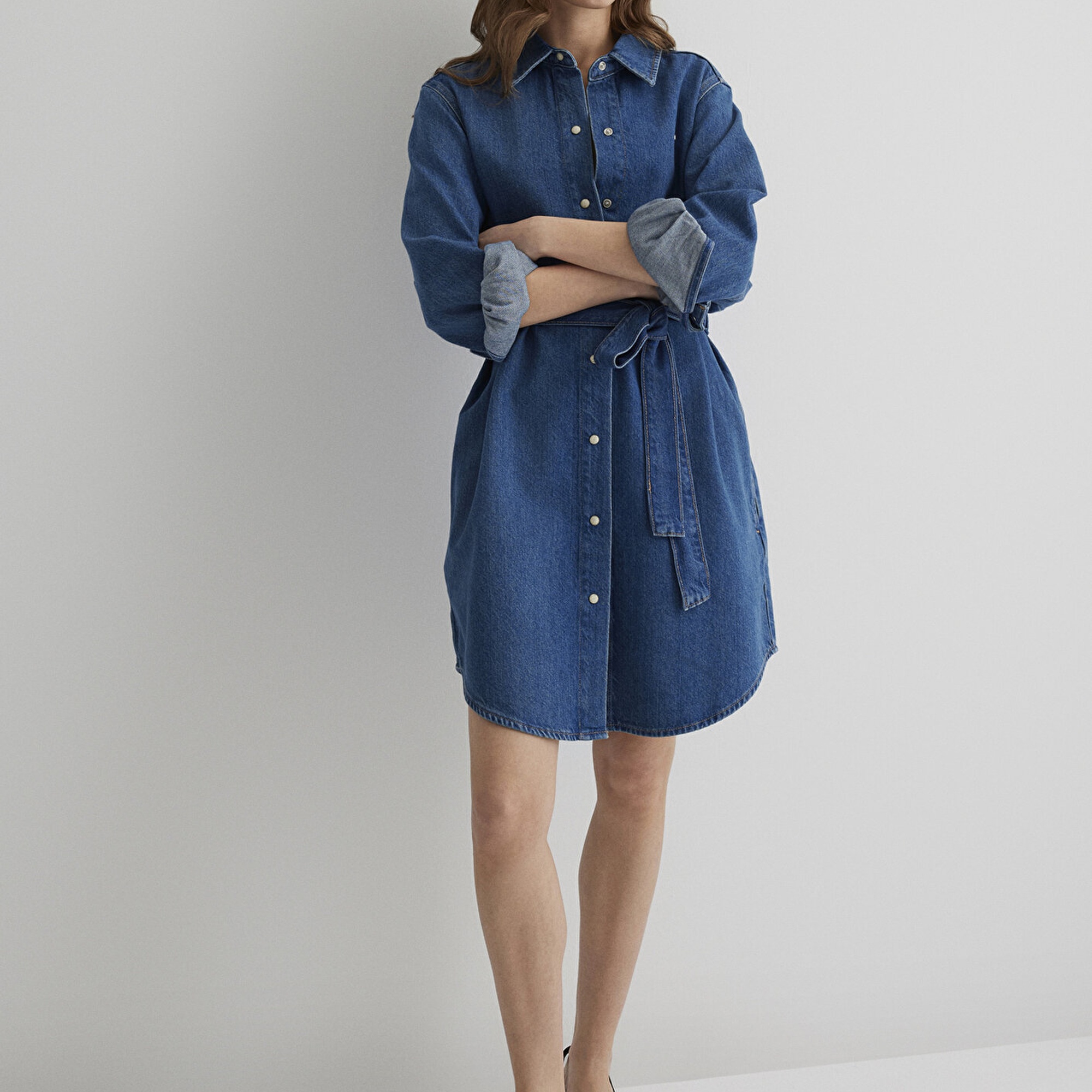 Mavi Bertina Classic Denim Indigo Mavisi Jean Elbise 1310618-89426