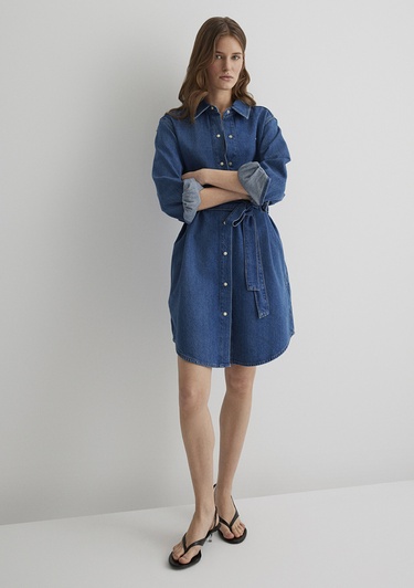  Mavi Bertina Classic Denim Indigo Mavisi Jean Elbise 1310618-89426