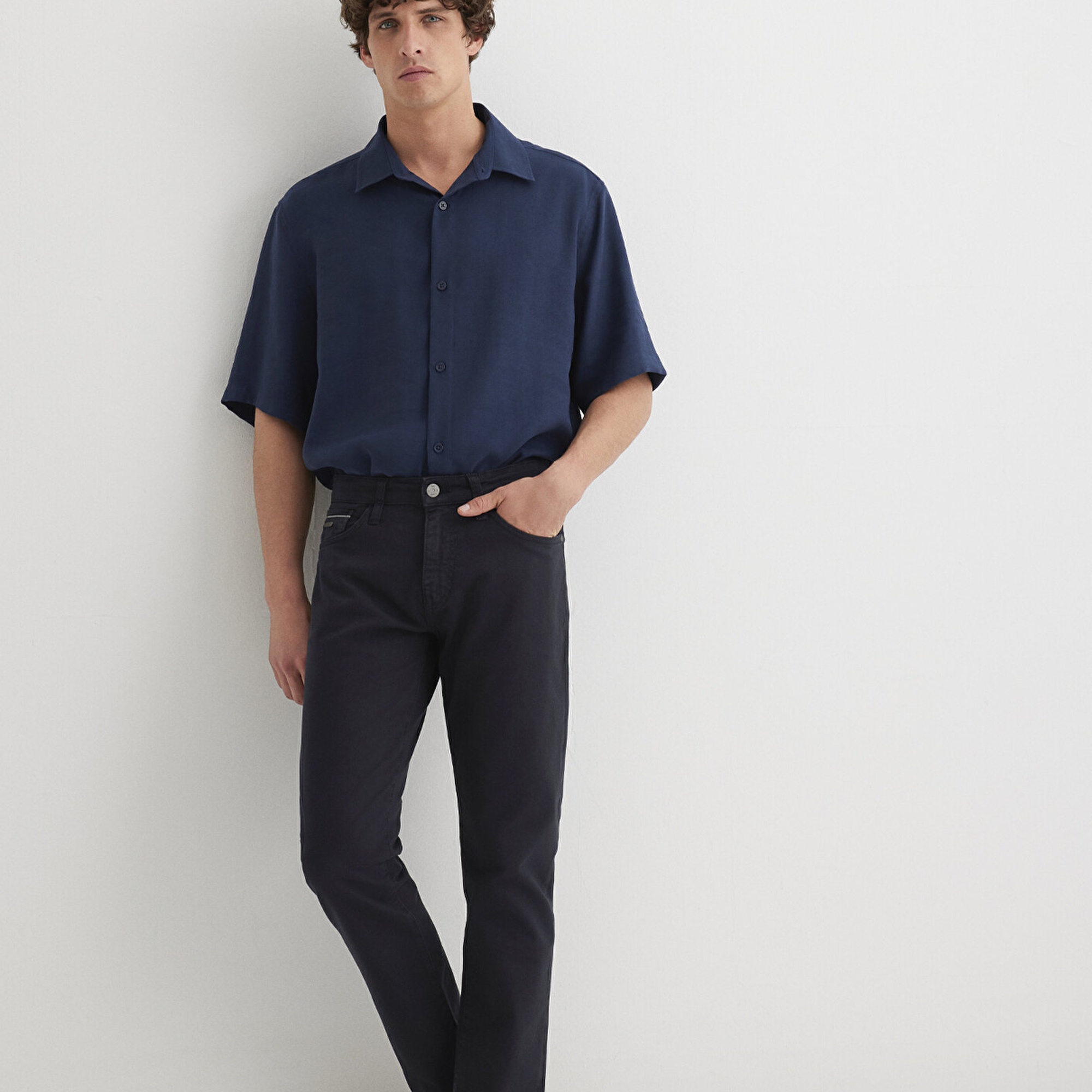 Mavi Jake Mavi Black Koyu Lacivert Gabardin Pantolon 0042288052