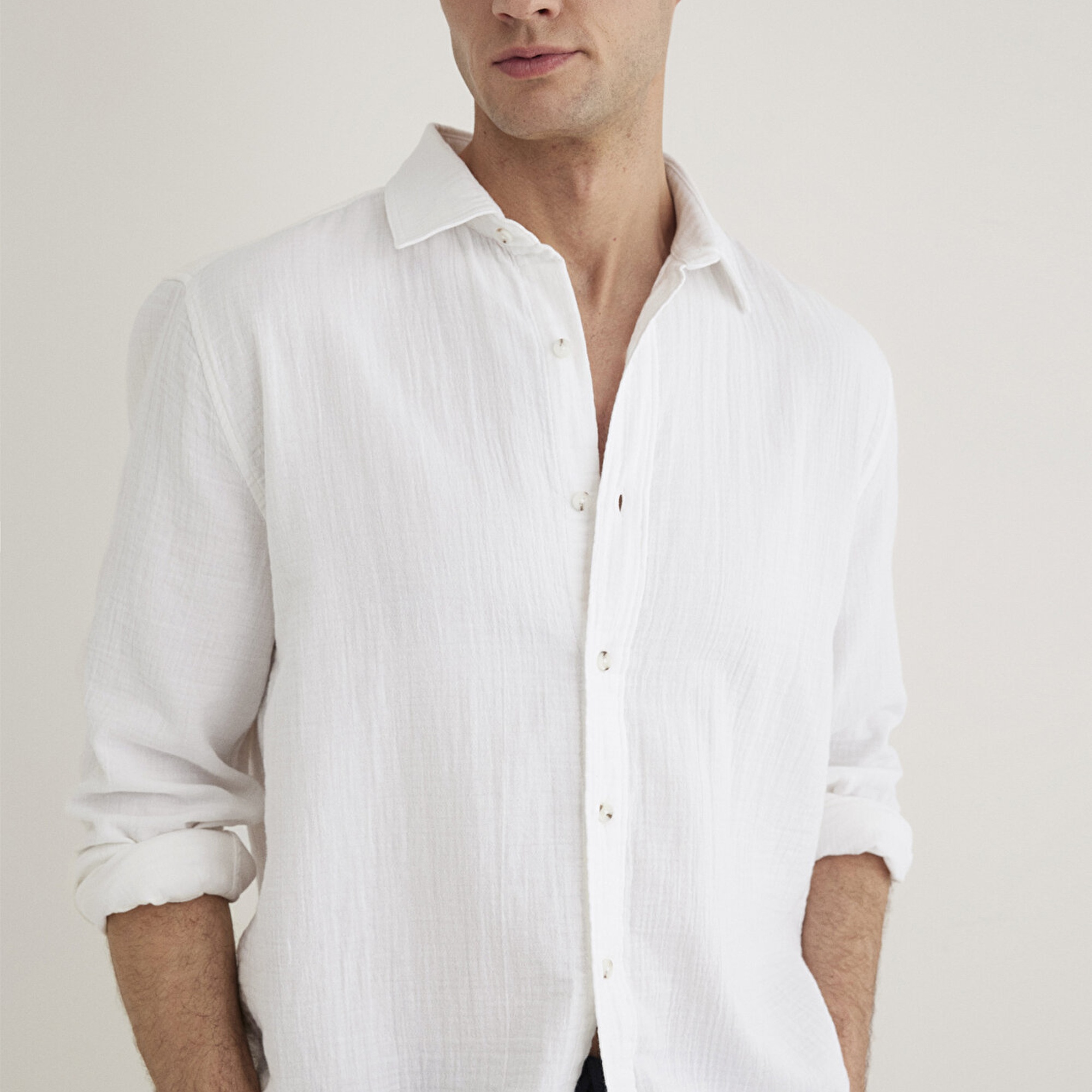 Mavi Beyaz Gömlek Regular Fit / Normal Kesim 0211518-620