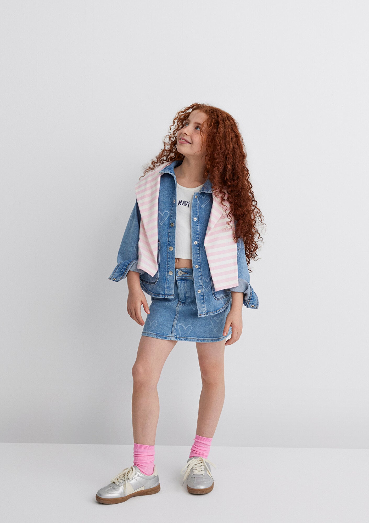  Mavi Lulu Açık Mavi Jean Gömlek Regular Fit / Normal Kesim 7210002-89486