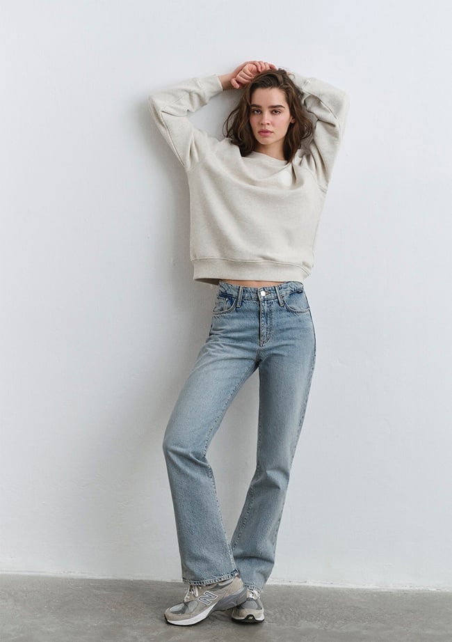  Mavi Jane Classic Denim Puslu Açık Mavi Jean Pantolon 1010917-89059