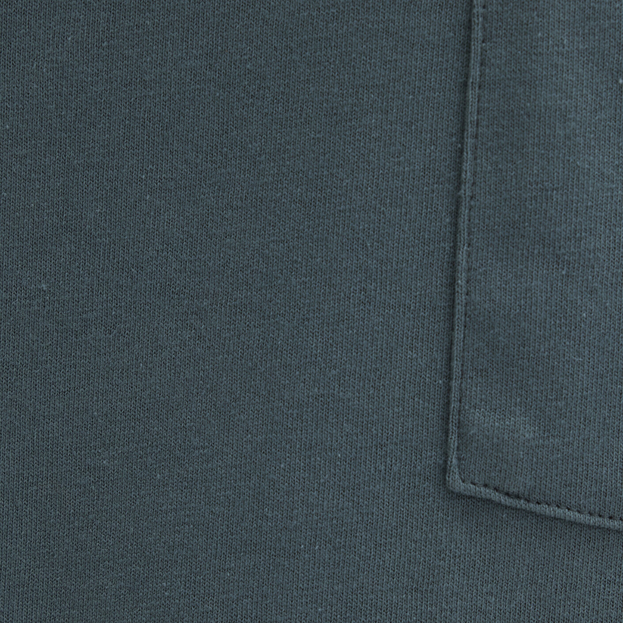 Mavi Cep Detaylı Yeşil Basic Tişört Loose Fit / Bol Rahat Kesim 066248-71577