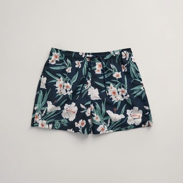  GANT Erkek Lacivert Regular Fit Desenli Mayo Şort