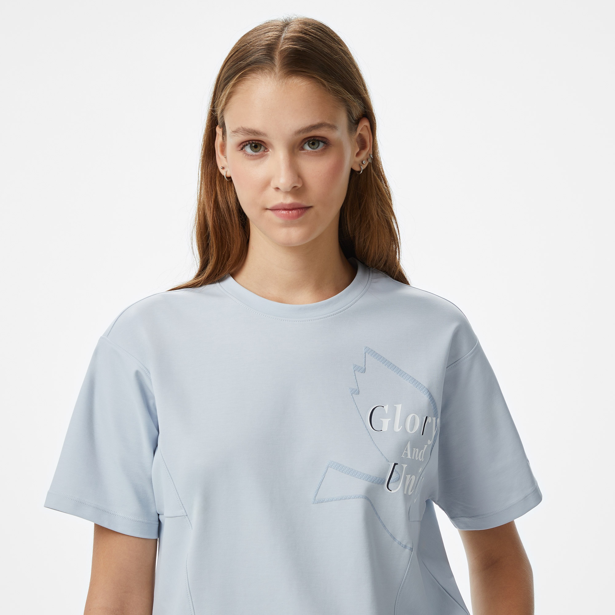 Anta Sports Kadın Gri T-Shirt