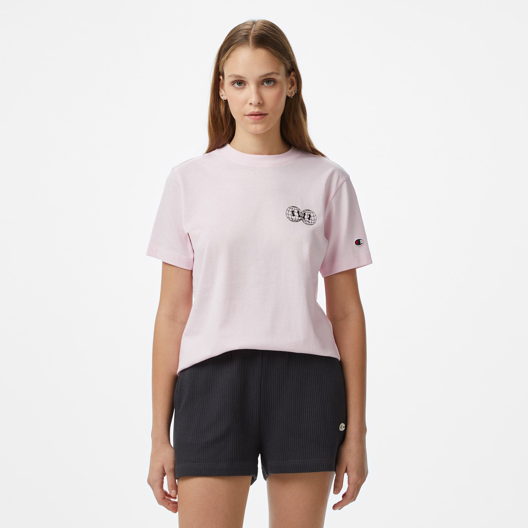  Champion Icons Kadın Pembe T-Shirt