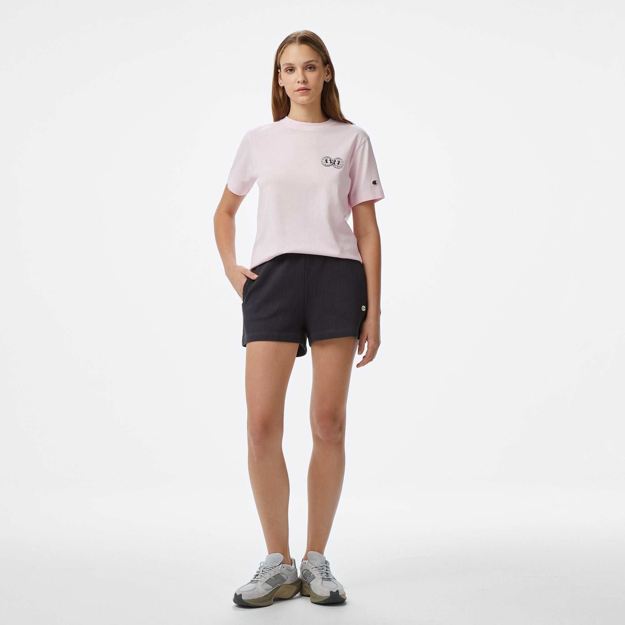 Champion Icons Kadın Pembe T-Shirt