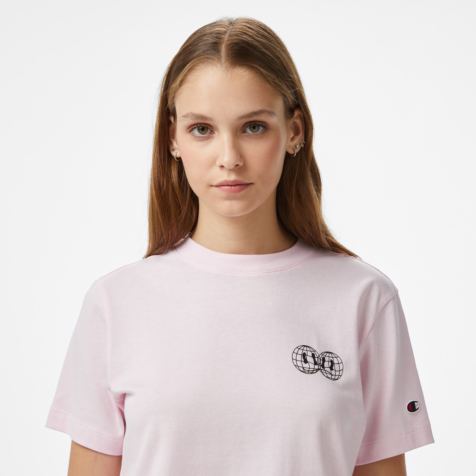 Champion Icons Kadın Pembe T-Shirt