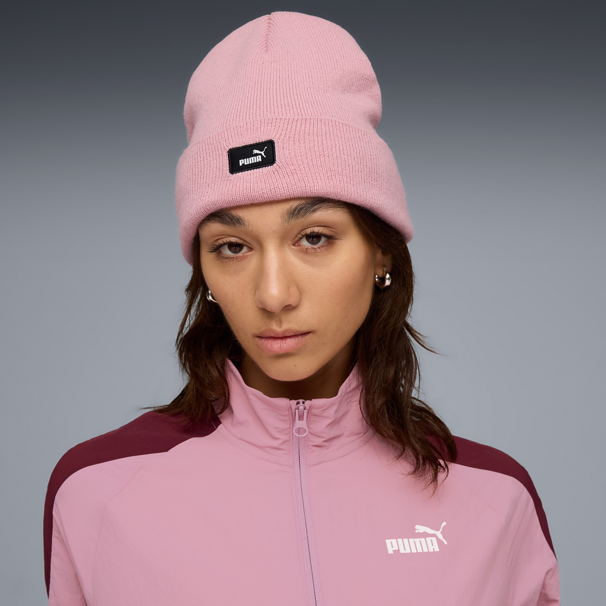 Puma Essentials Mid Crown Unisex Pembe Bere