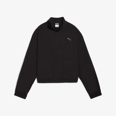  Puma HER Relaxed Kadın Siyah Sweatshirt