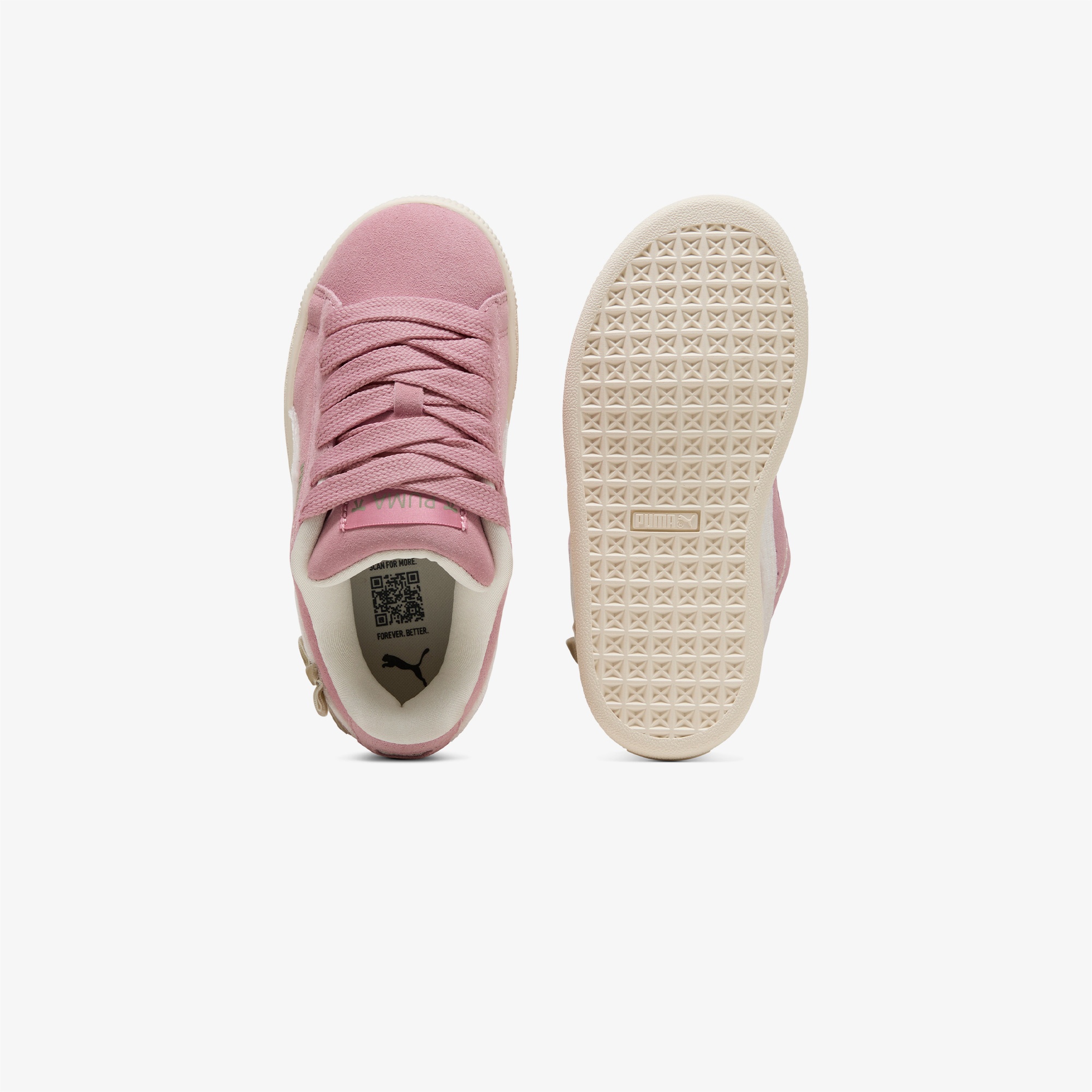 Puma Suede XL Bowtique Çocuk Pembe Spor Ayakkabı