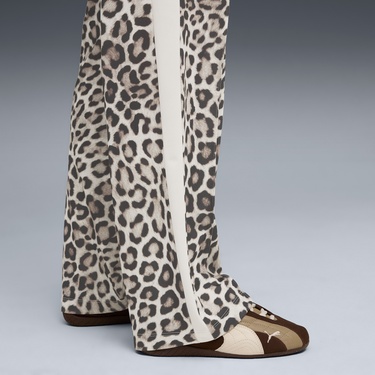  Puma T7 Allover Print Kadın Krem Eşofman Altı