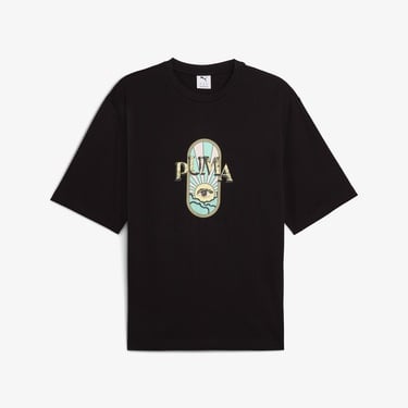  Puma Graphic Erkek Siyah T-Shirt