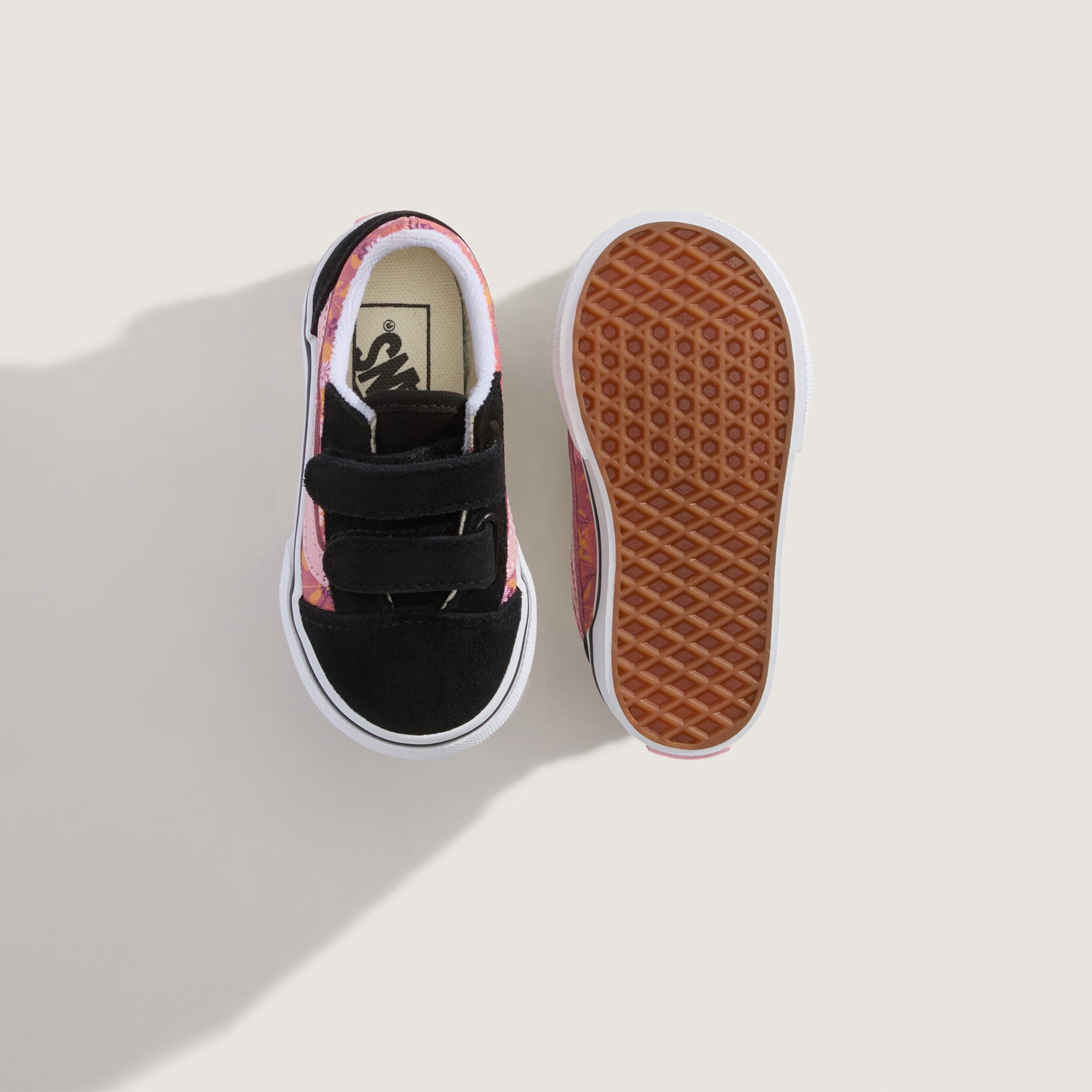 Vans Pembe Vans Old Skool Bebek Çiçekli Spor Ayakkabı