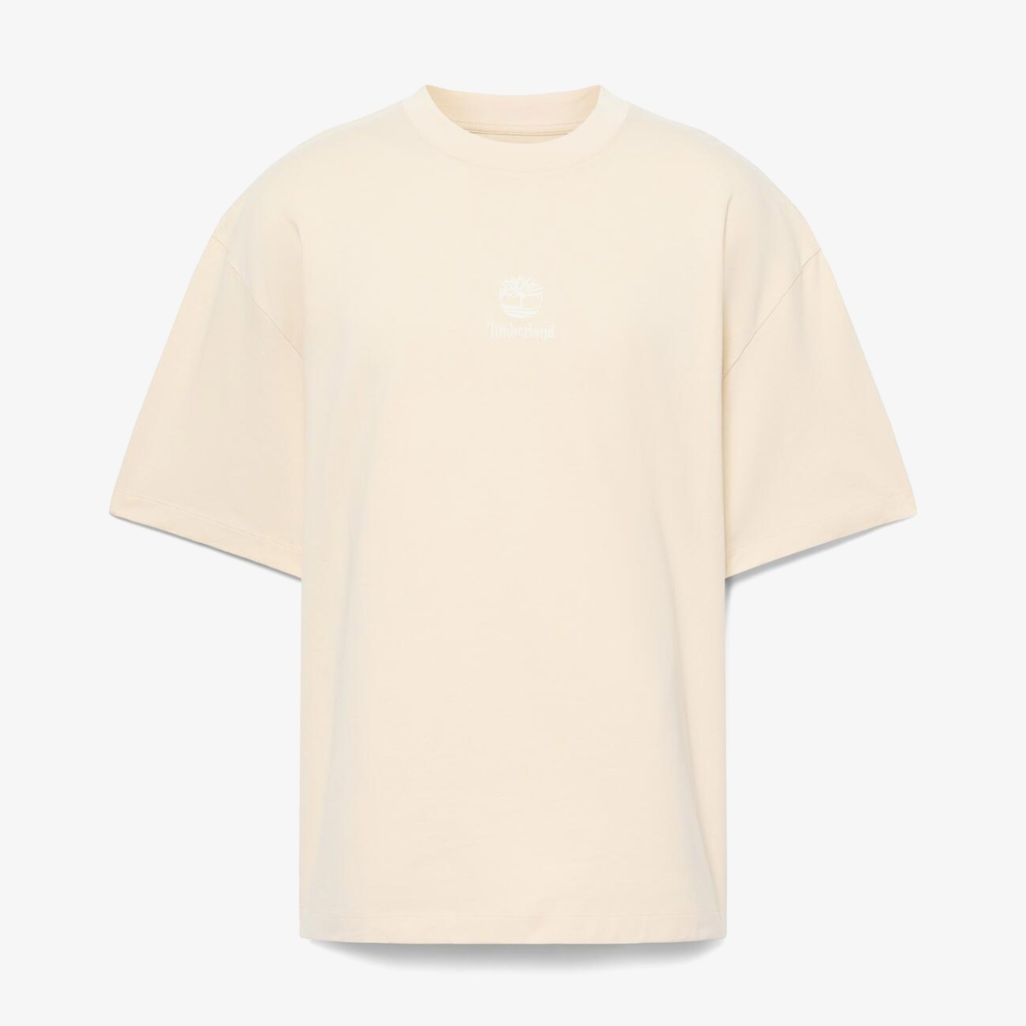 Timberland Hampthomn Tonal Stack Logo Erkek Bej T-Shirt