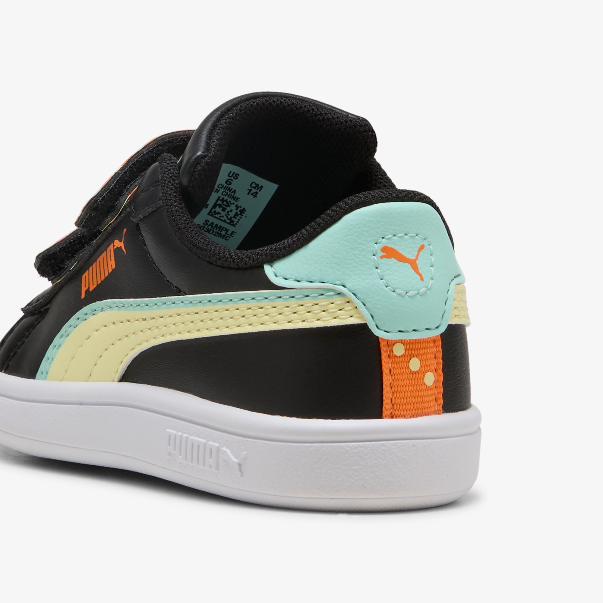 Puma Smash 3.0 Playdate Bebek Siyah Spor Ayakkabı