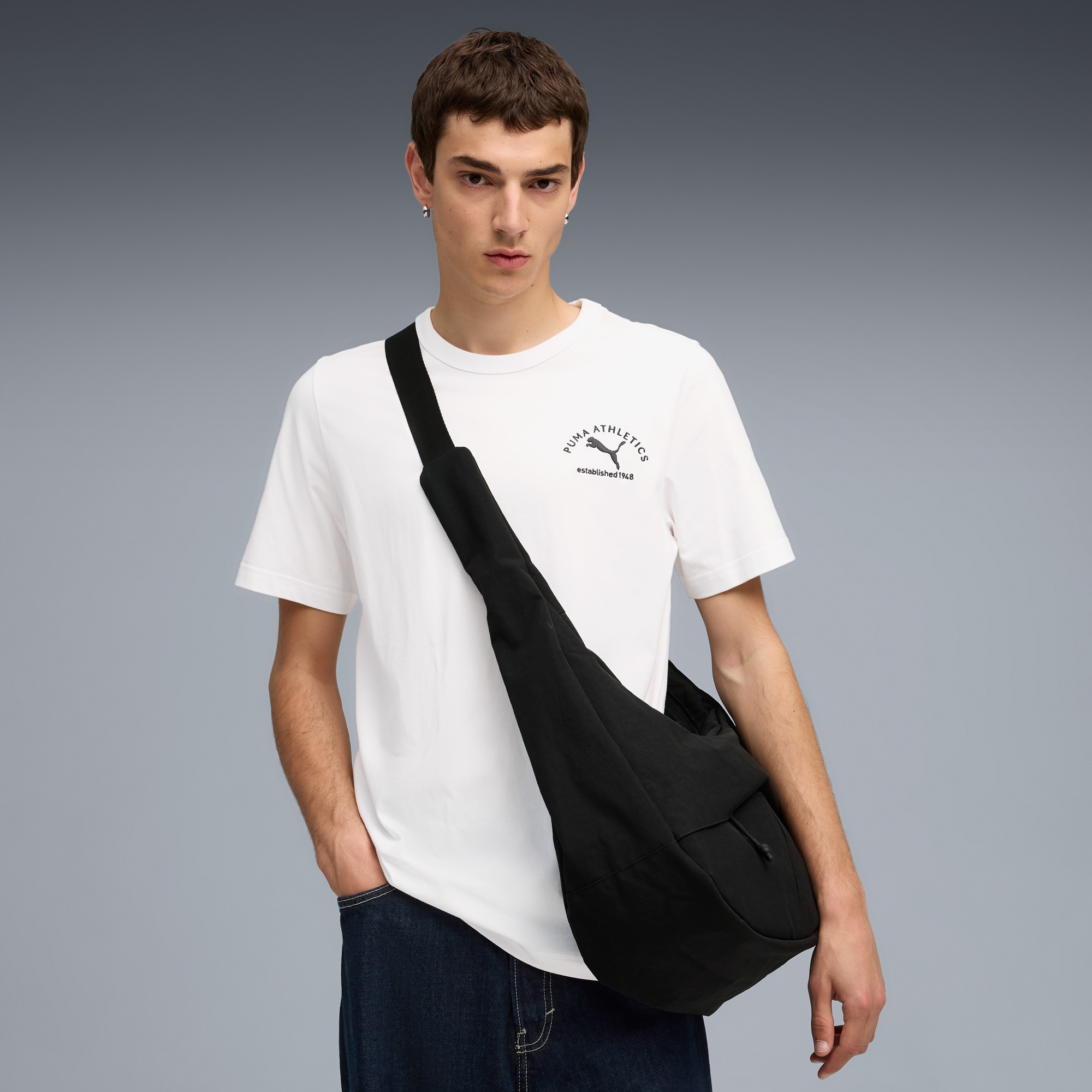 Puma Herren Erkek Beyaz T-Shirt