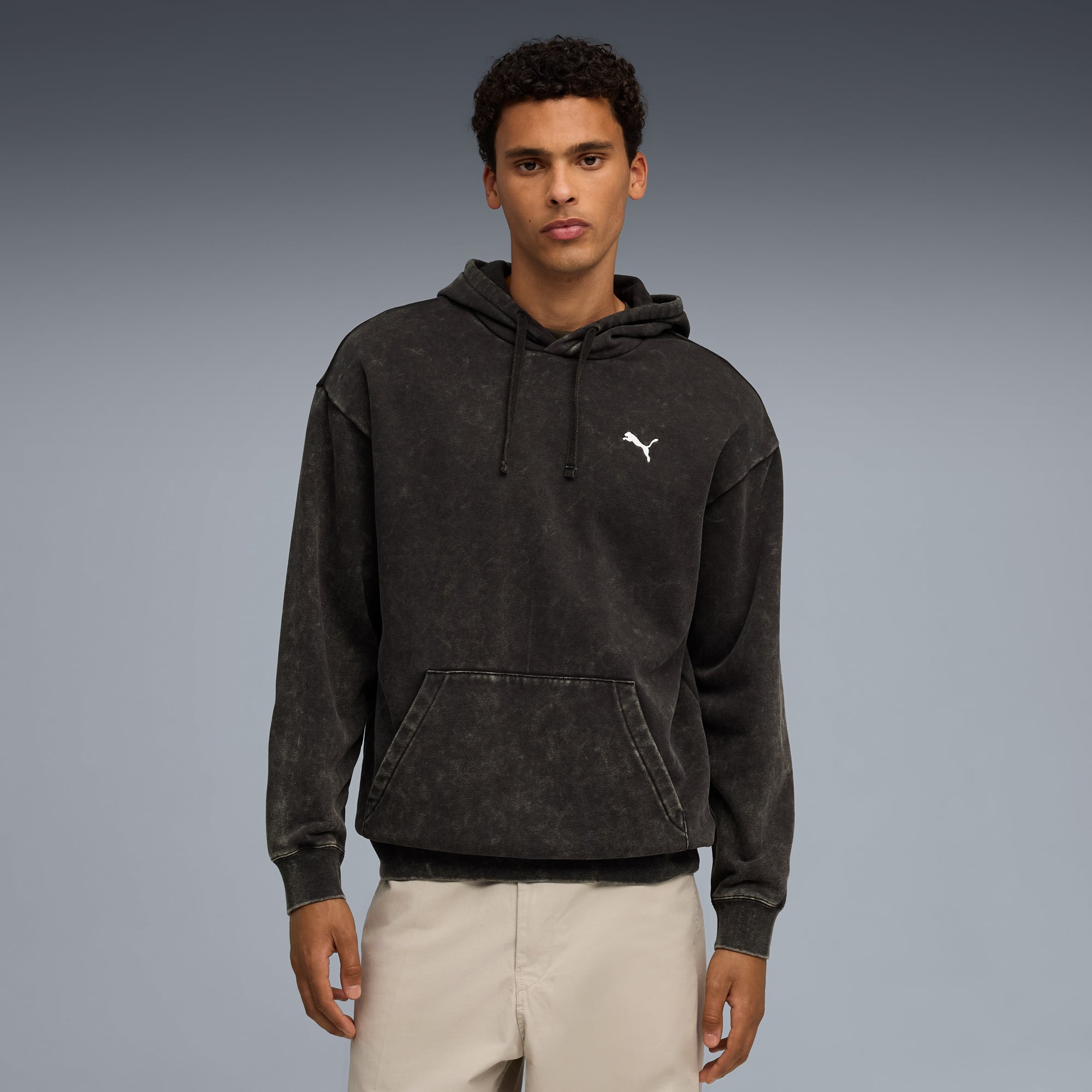  Puma Essentials Elevated Erkek Siyah Sweatshirt