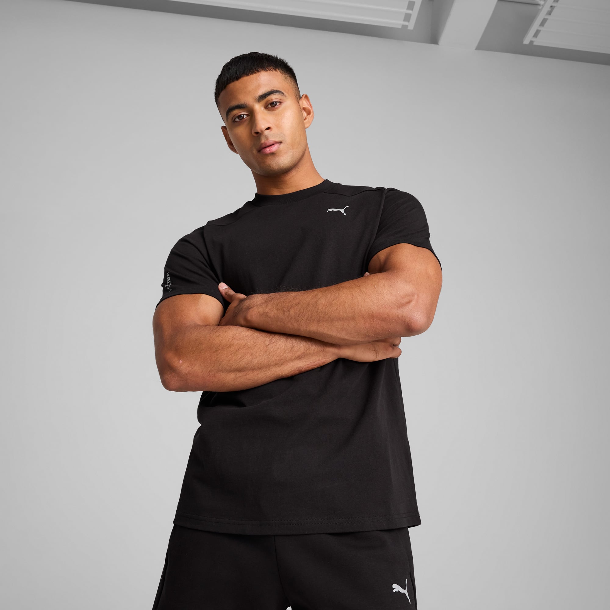  Puma Tech Erkek Siyah T-Shirt