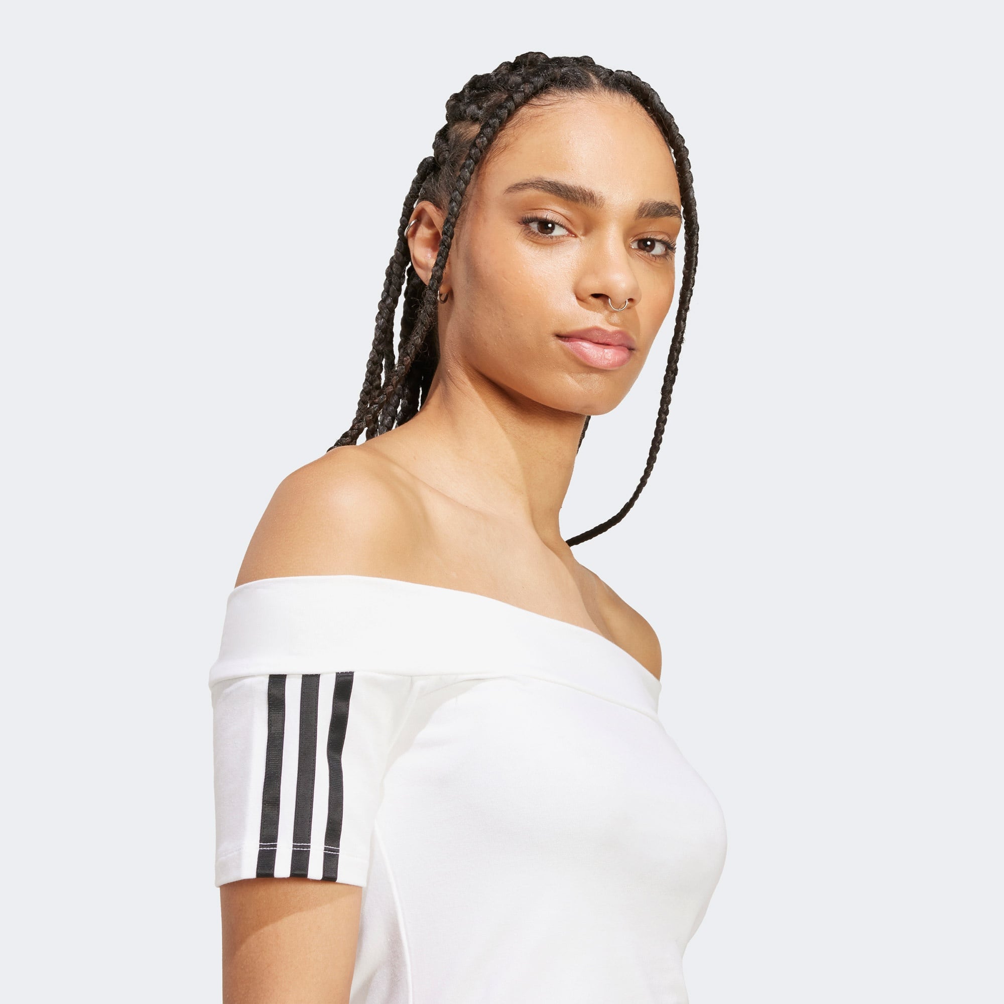 adidas Bandeau Ss Kadın Beyaz T-Shirt