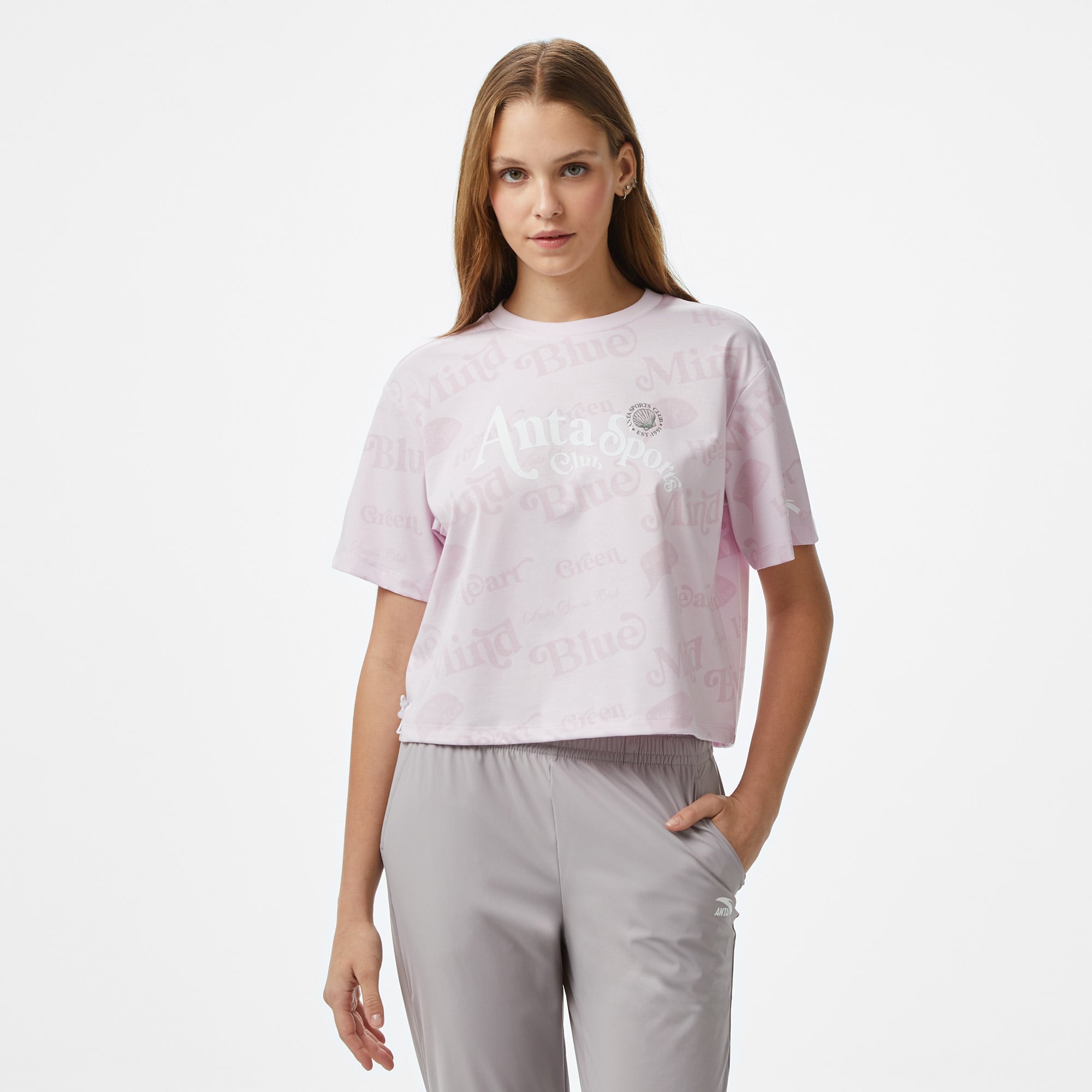  Anta Sports Kadın Pembe T-Shirt