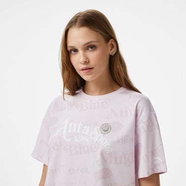  Anta Sports Kadın Pembe T-Shirt