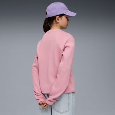  Puma Bowtique Crew Çocuk Pembe Sweatshirt