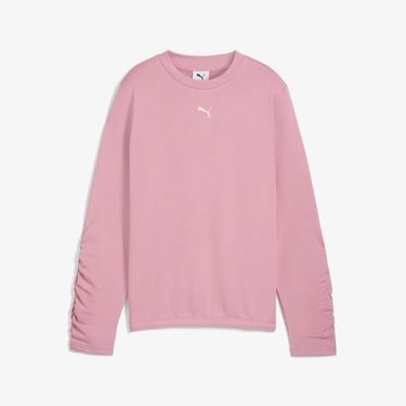  Puma Bowtique Crew Çocuk Pembe Sweatshirt