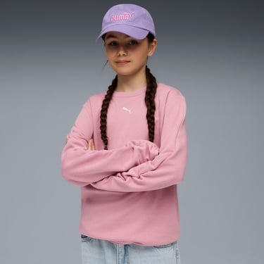  Puma Bowtique Crew Çocuk Pembe Sweatshirt