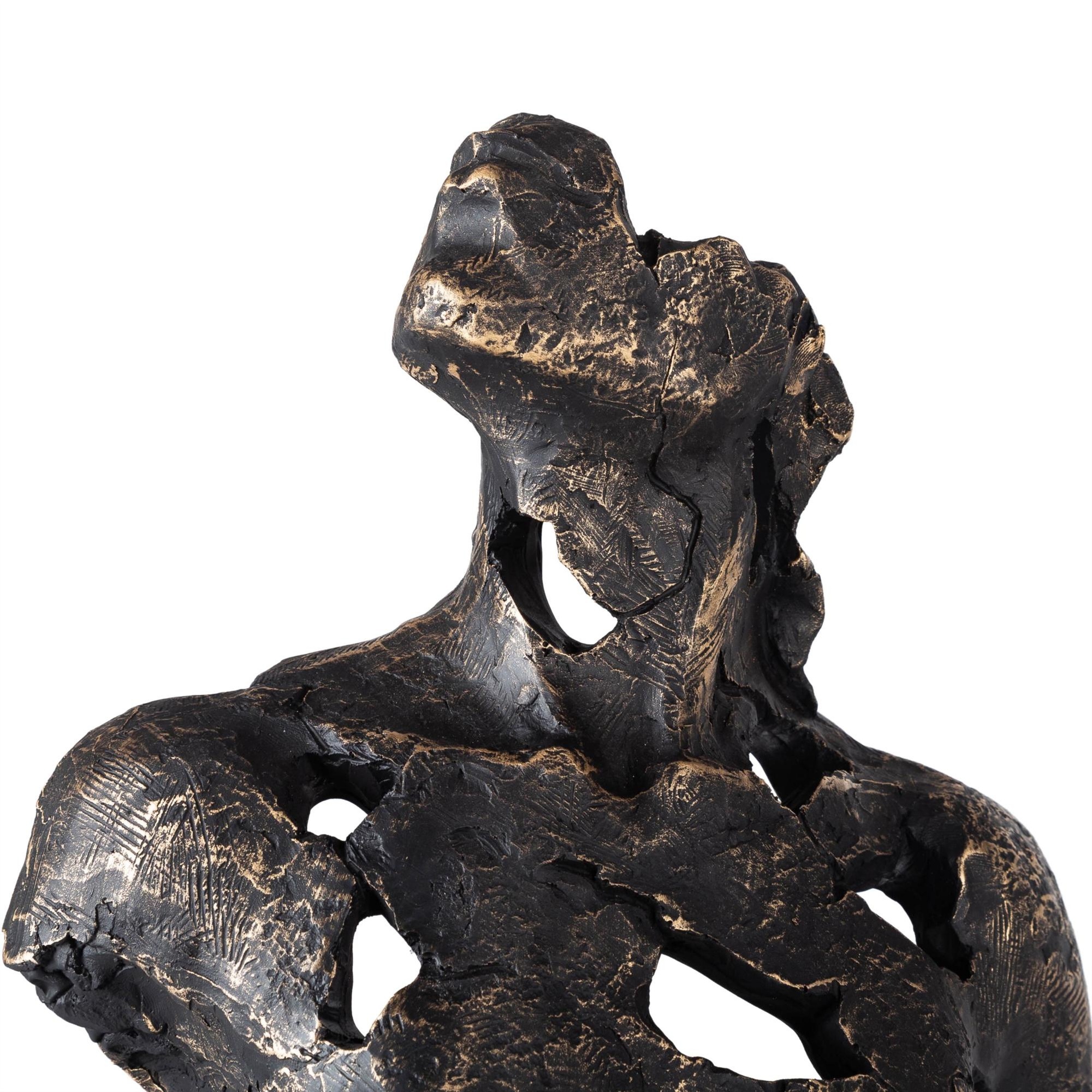 ABSTRACT WOMAN SİYAH BİBLO 12X22X36CM