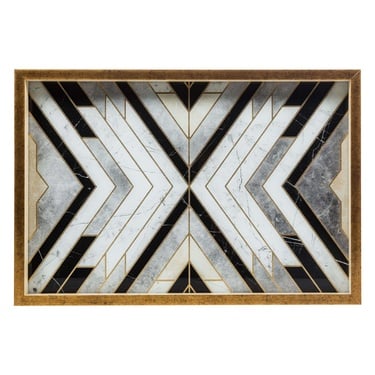  LINE DEKORATİF TEPSİ 31X42CM GOLD